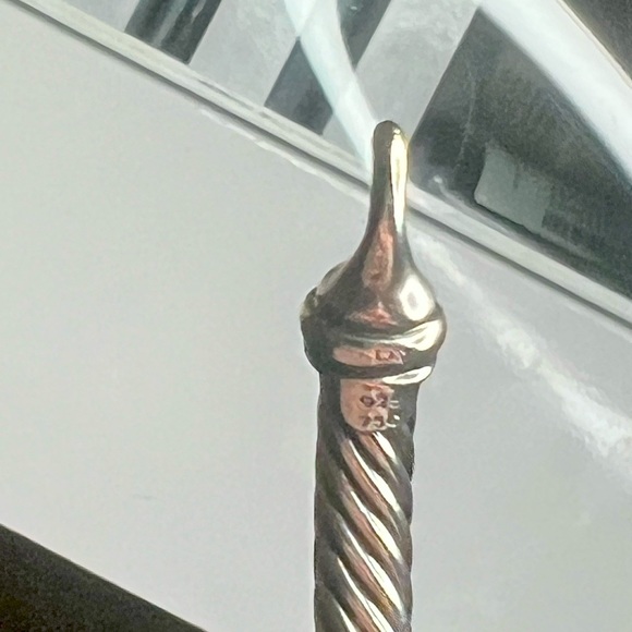 David Yurman Buckle Bracelet.Sterling Silver with 18 K Gold. - Picture 6 of 6